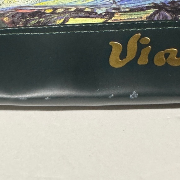 Vintage Starry Night Art Tote Bag Van Gogh-Inspired Shoulder Bag‎ 90s - Picture 5 of 10